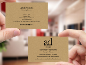 Visitenkarten-Design von Creations Box 2015 für ambiance design | Design: #11030650