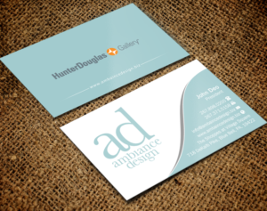Design de Carte de Visite par Brand aid pour ambiance design | Design : #11027885