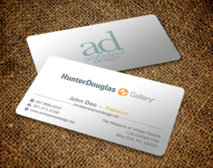 Business Card Design by Brand aid for ambiance design | Design: #11027894