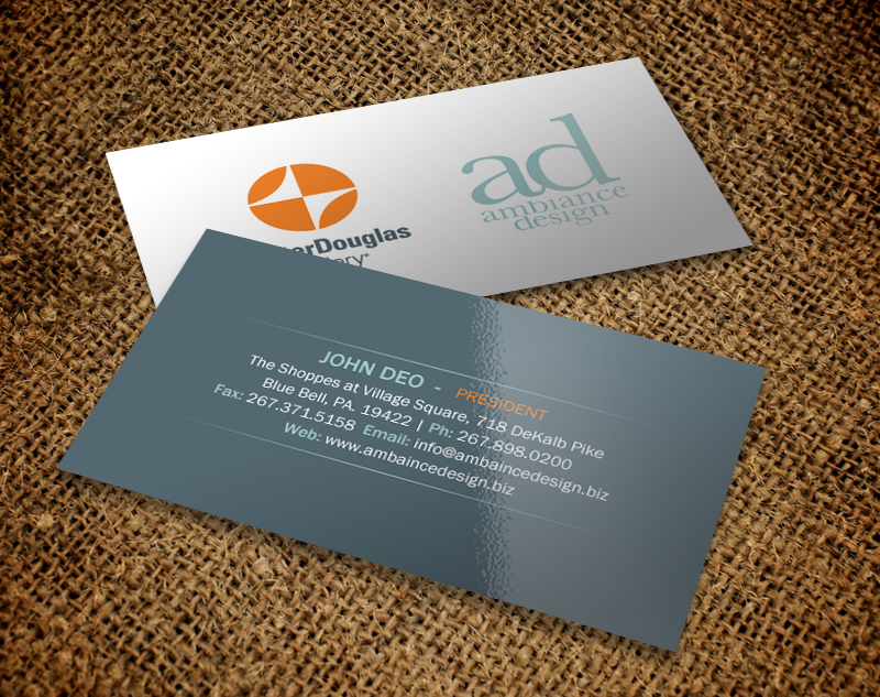 Business Card Design by Brand aid for ambiance design | Design #11027897