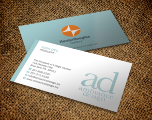 Business Card Design by Brand aid for ambiance design | Design: #11027899