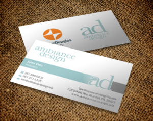Business Card Design by Brand aid for ambiance design | Design: #11027900