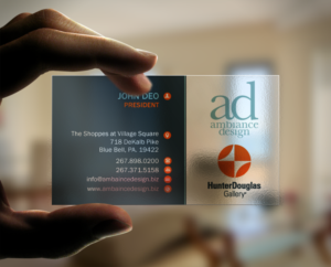 Business Card Design by Brand aid for ambiance design | Design: #11027912