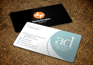 Design de Carte de Visite par chandrayaan.creative pour ambiance design | Design : #11035924