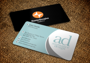Design de Carte de Visite par chandrayaan.creative pour ambiance design | Design : #11035930