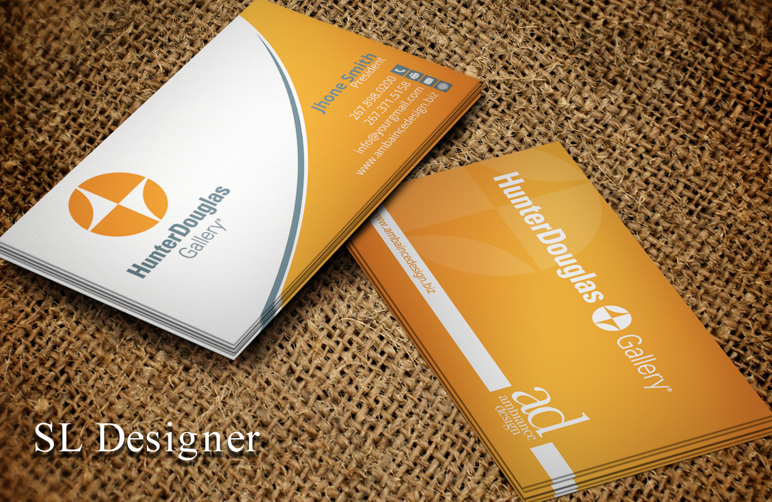 Design de Carte de Visite par SL Designer pour ambiance design | Design #11025790