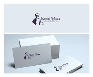 Logo Design by Frontino graphic studio for Sandra's Serving Personal Chef Service | Design: #2279616