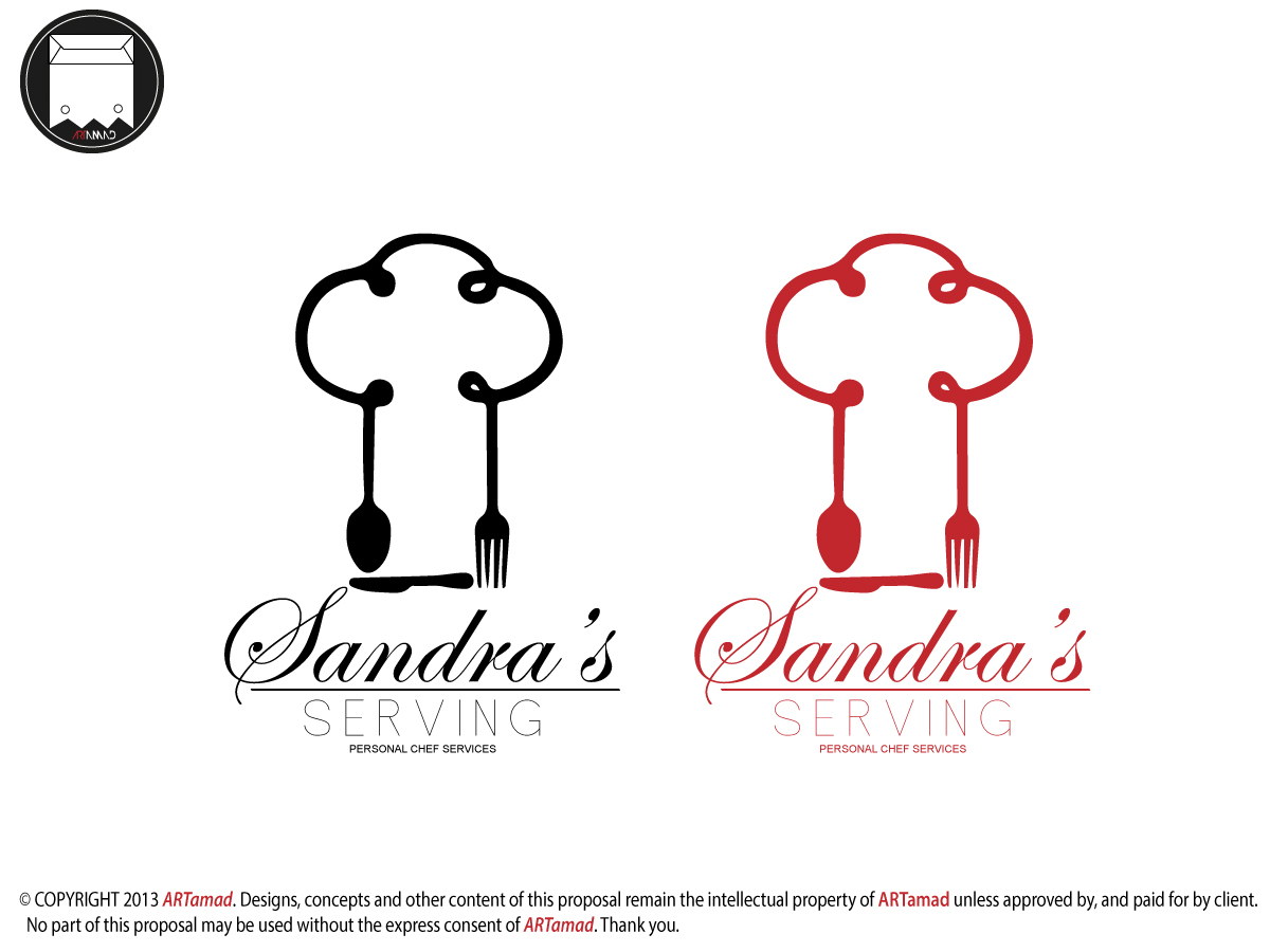 Logo Design by ARTMD for Sandra's Serving Personal Chef Service | Design #2280015