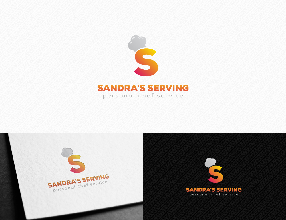Logo Design by creativecorner for Sandra's Serving Personal Chef Service | Design #2294096
