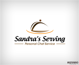 Logo Design by Bonaro Designs for Sandra's Serving Personal Chef Service | Design #2284821