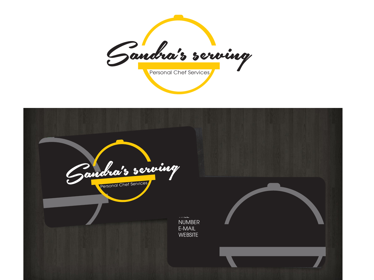 Logo Design by Soula Vetter for Sandra's Serving Personal Chef Service | Design #2280721