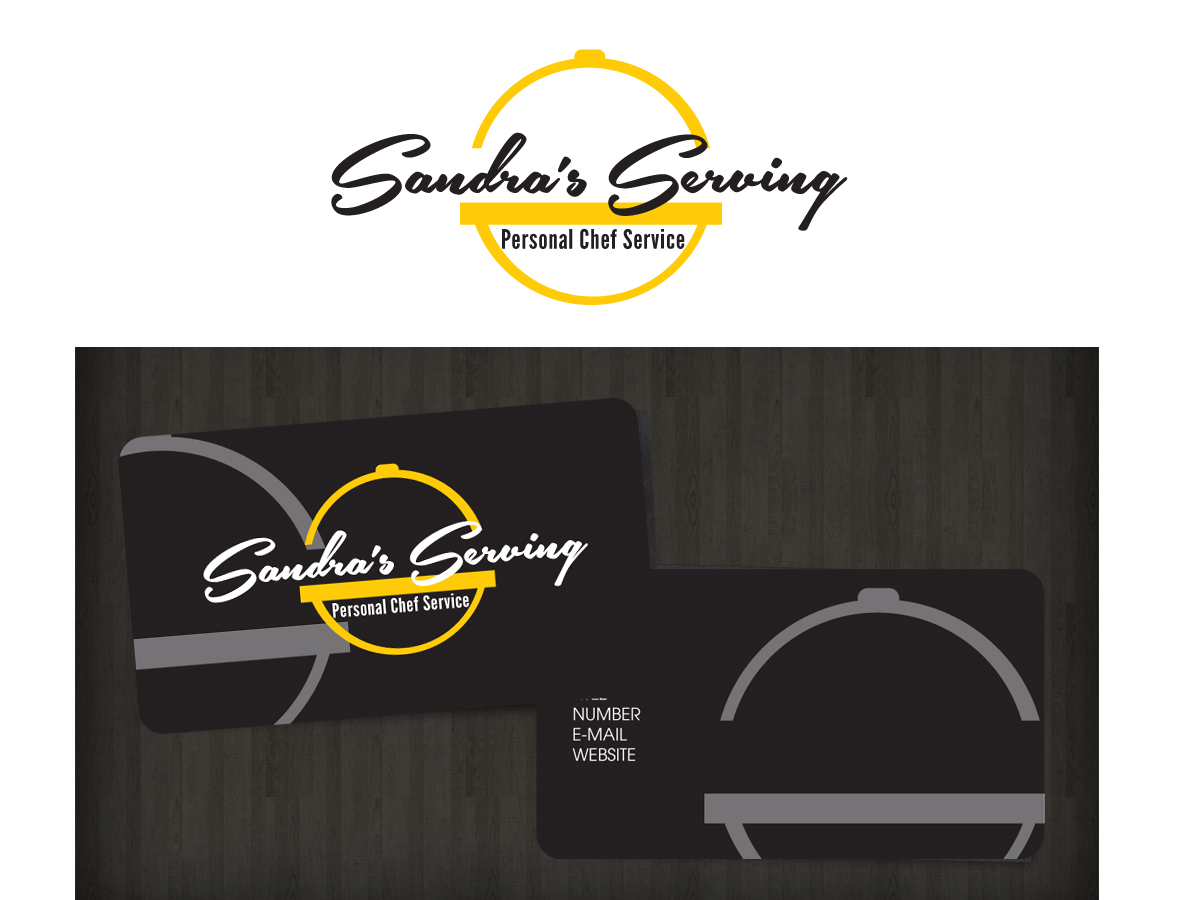 Logo Design by Soula Vetter for Sandra's Serving Personal Chef Service | Design #2284173
