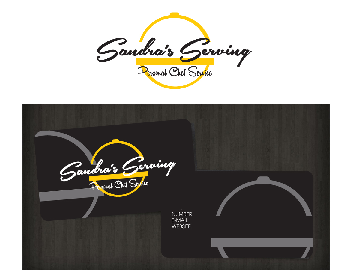 Logo Design by Soula Vetter for Sandra's Serving Personal Chef Service | Design #2284186