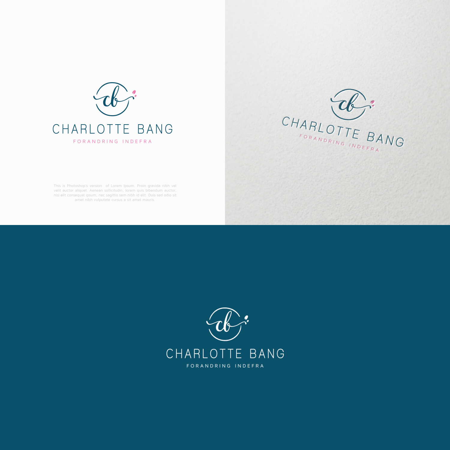 Logo Design by lorixart for Charlotte Bang | Design #11162239