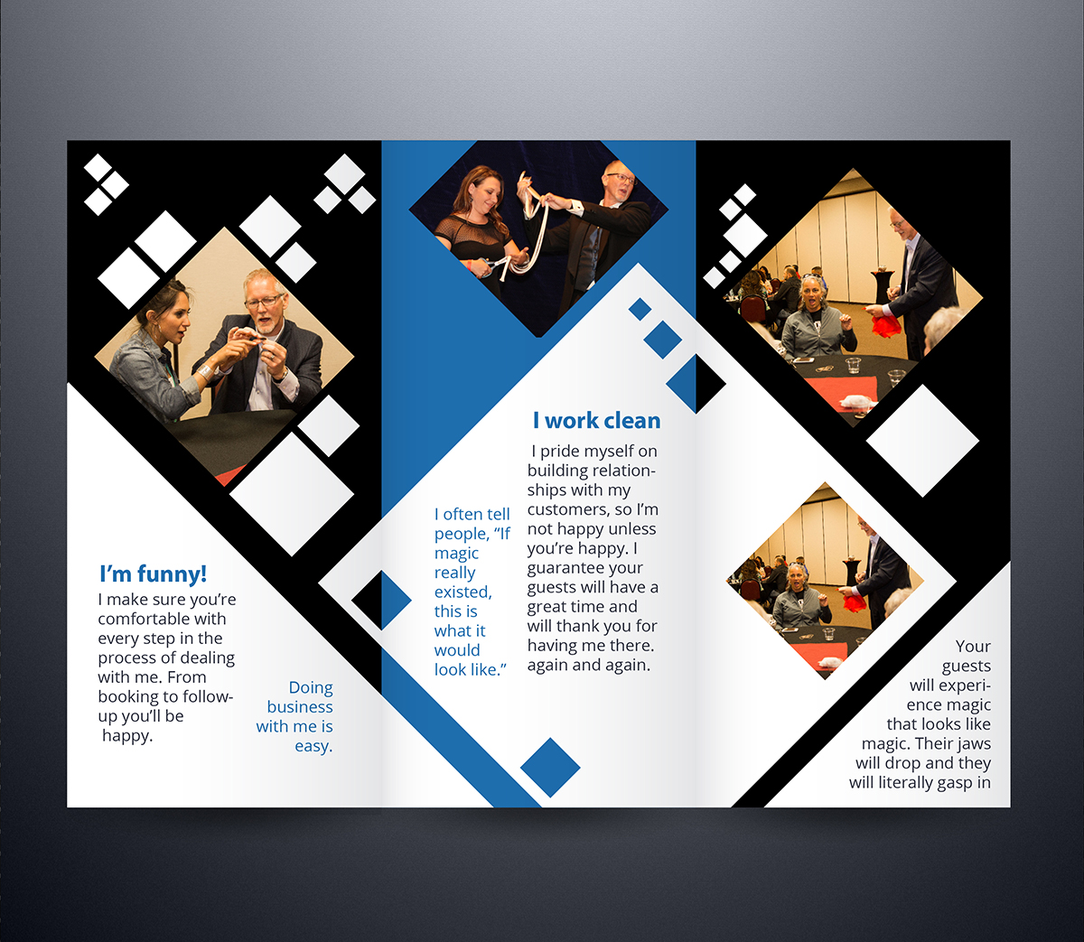 Diseño de Flyer por TGDesigns para Hat Tricks Productions | Diseño #11095535