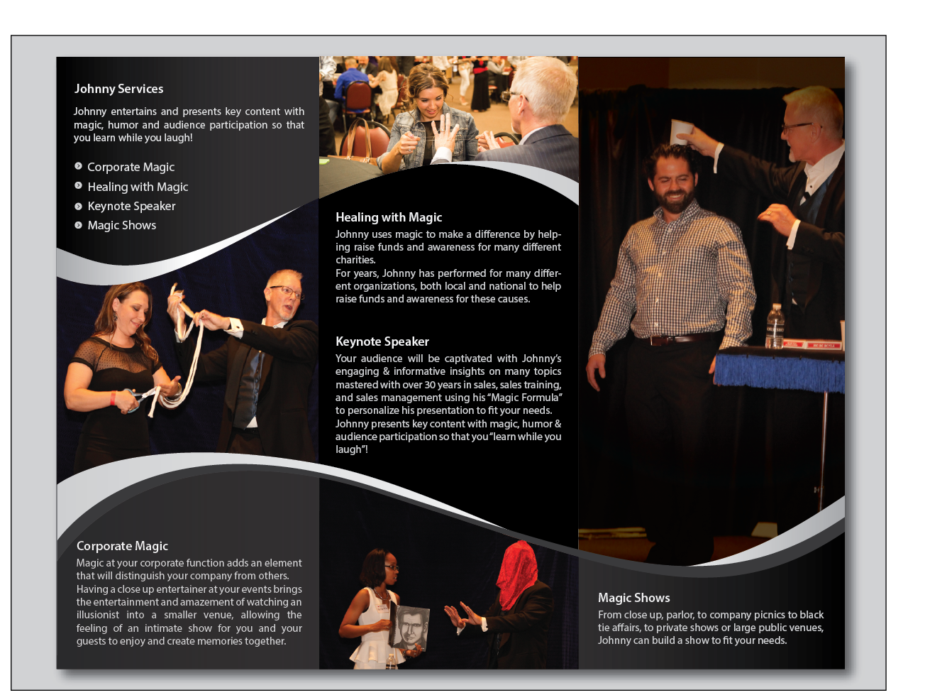 Flyer Design by alex989 for Hat Tricks Productions | Design #11095183