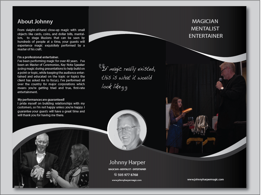 Flyer Design by alex989 for Hat Tricks Productions | Design #11130928