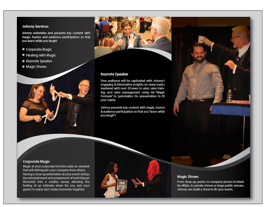 Flyer Design by alex989 for Hat Tricks Productions | Design #11170747