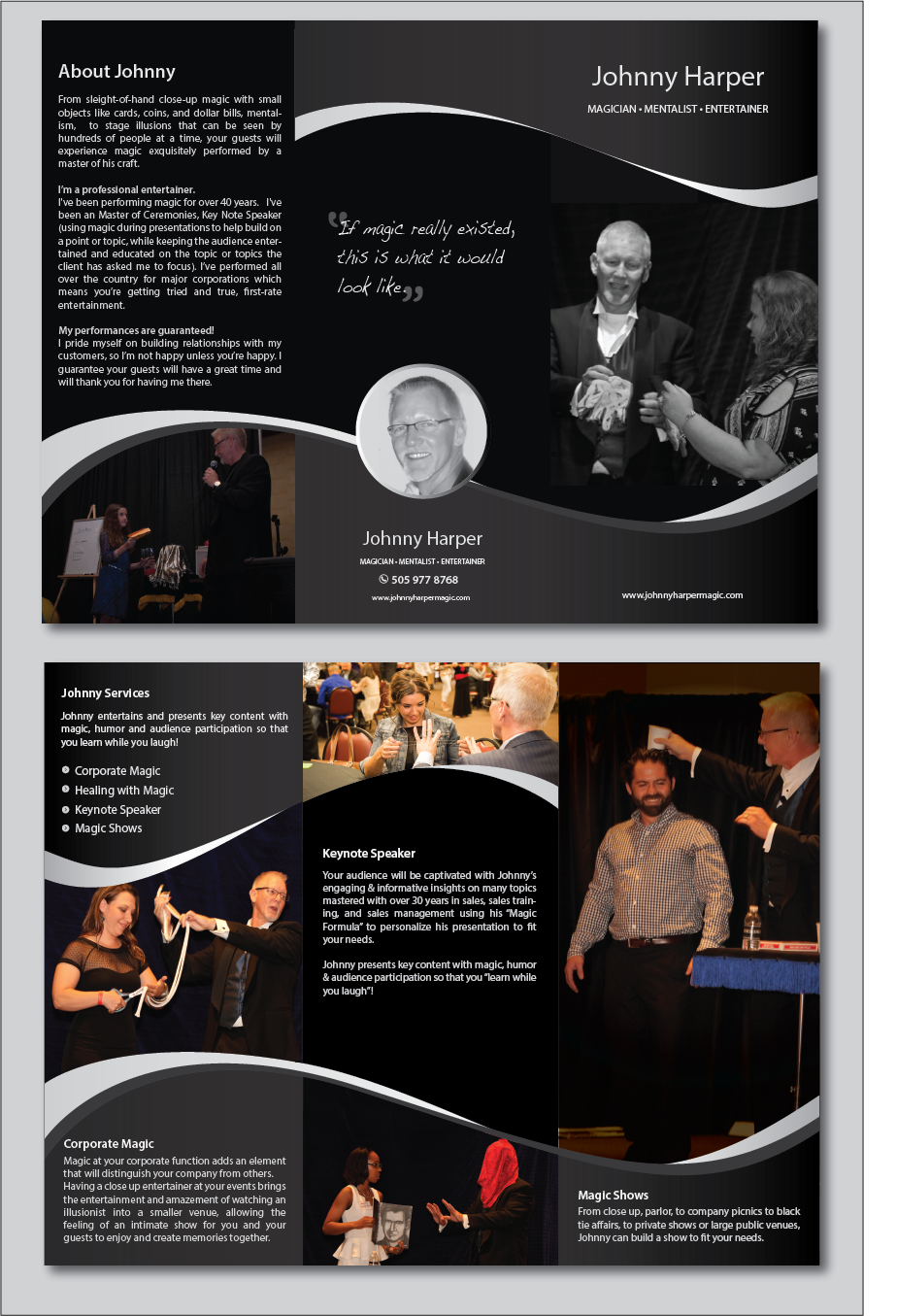 Design de Flyer par alex989 pour Hat Tricks Productions | Design #11172894