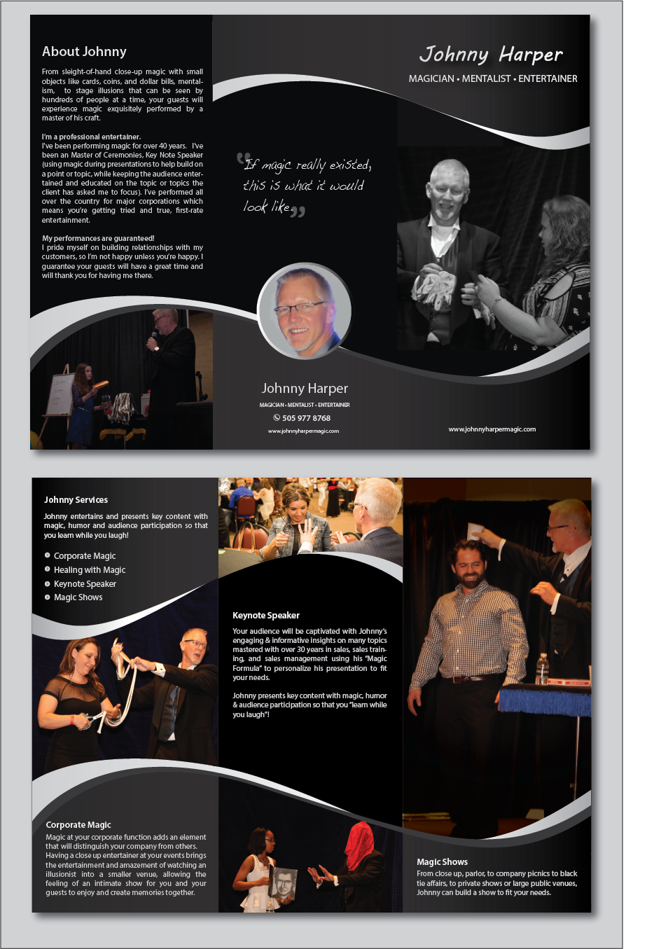 Design de Flyer par alex989 pour Hat Tricks Productions | Design #11173119