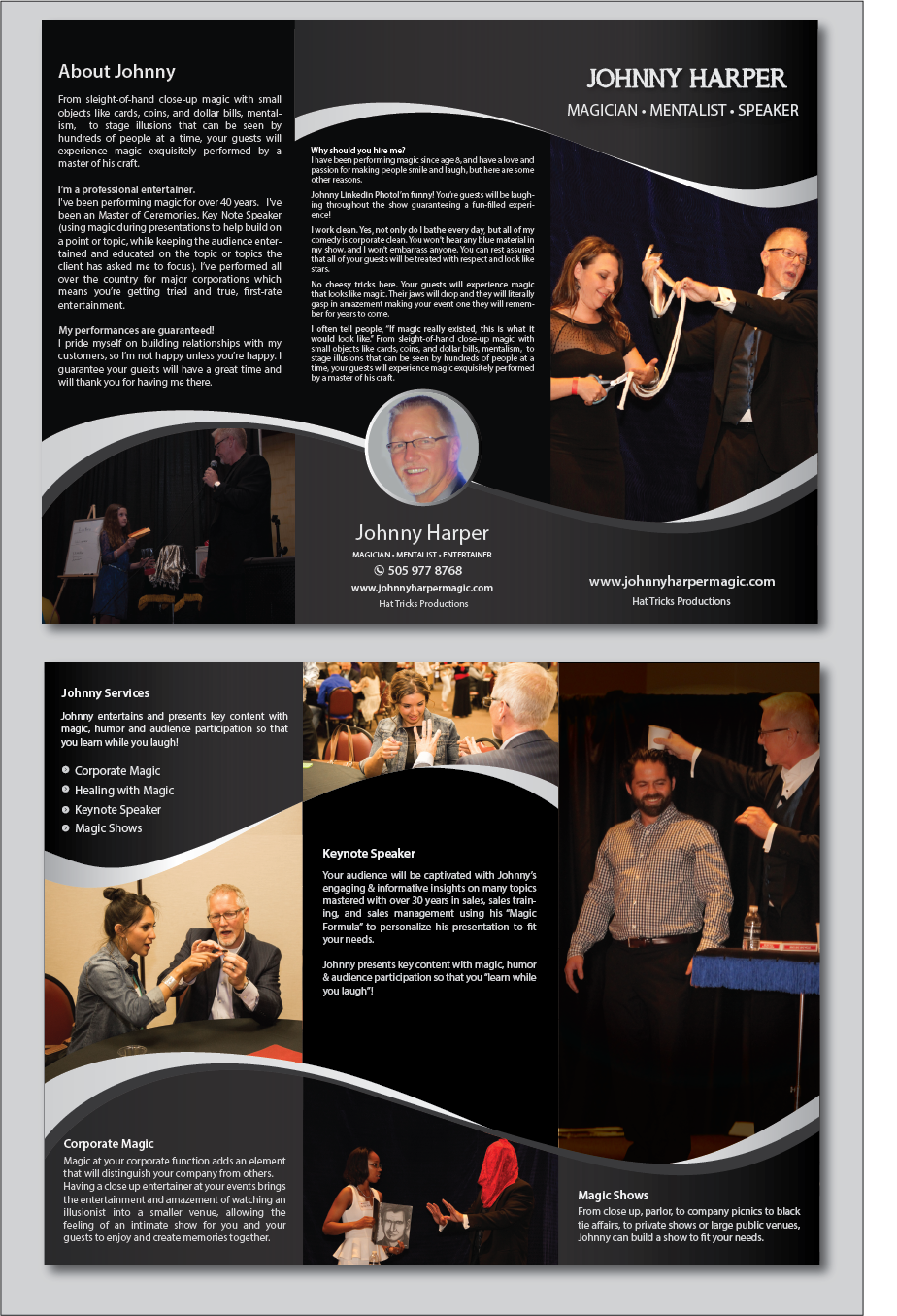 Flyer Design by alex989 for Hat Tricks Productions | Design #11187845