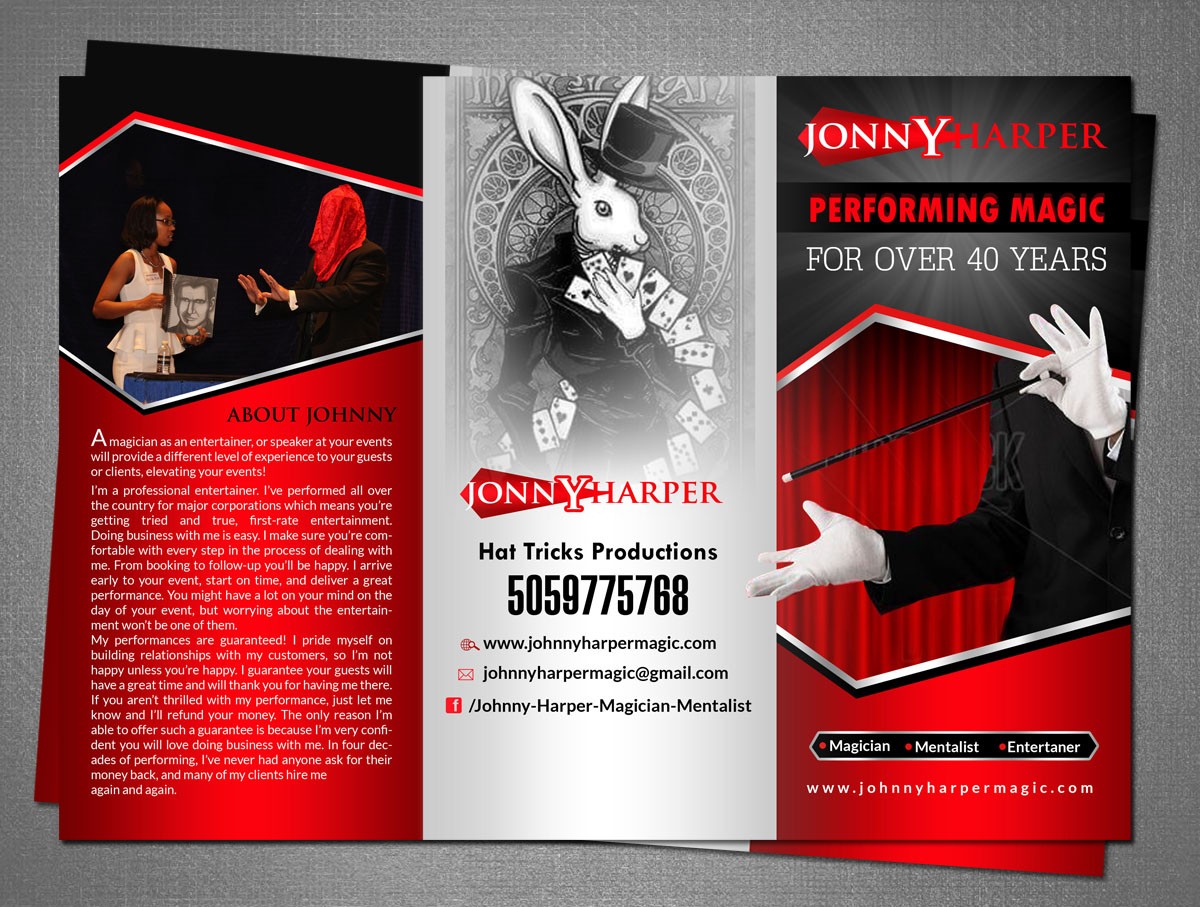 Flyer Design by creative.bugs for Hat Tricks Productions | Design #11083204