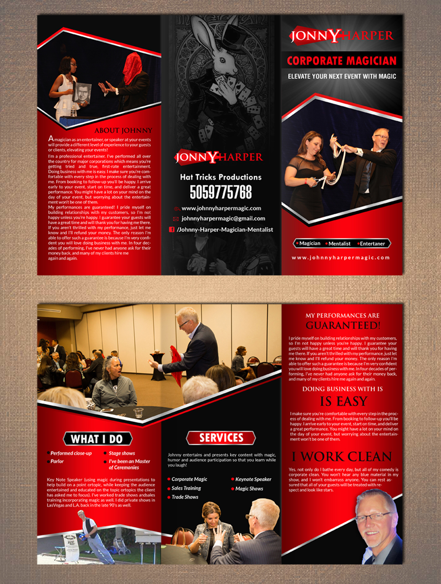 Flyer Design by creative.bugs for Hat Tricks Productions | Design #11130146