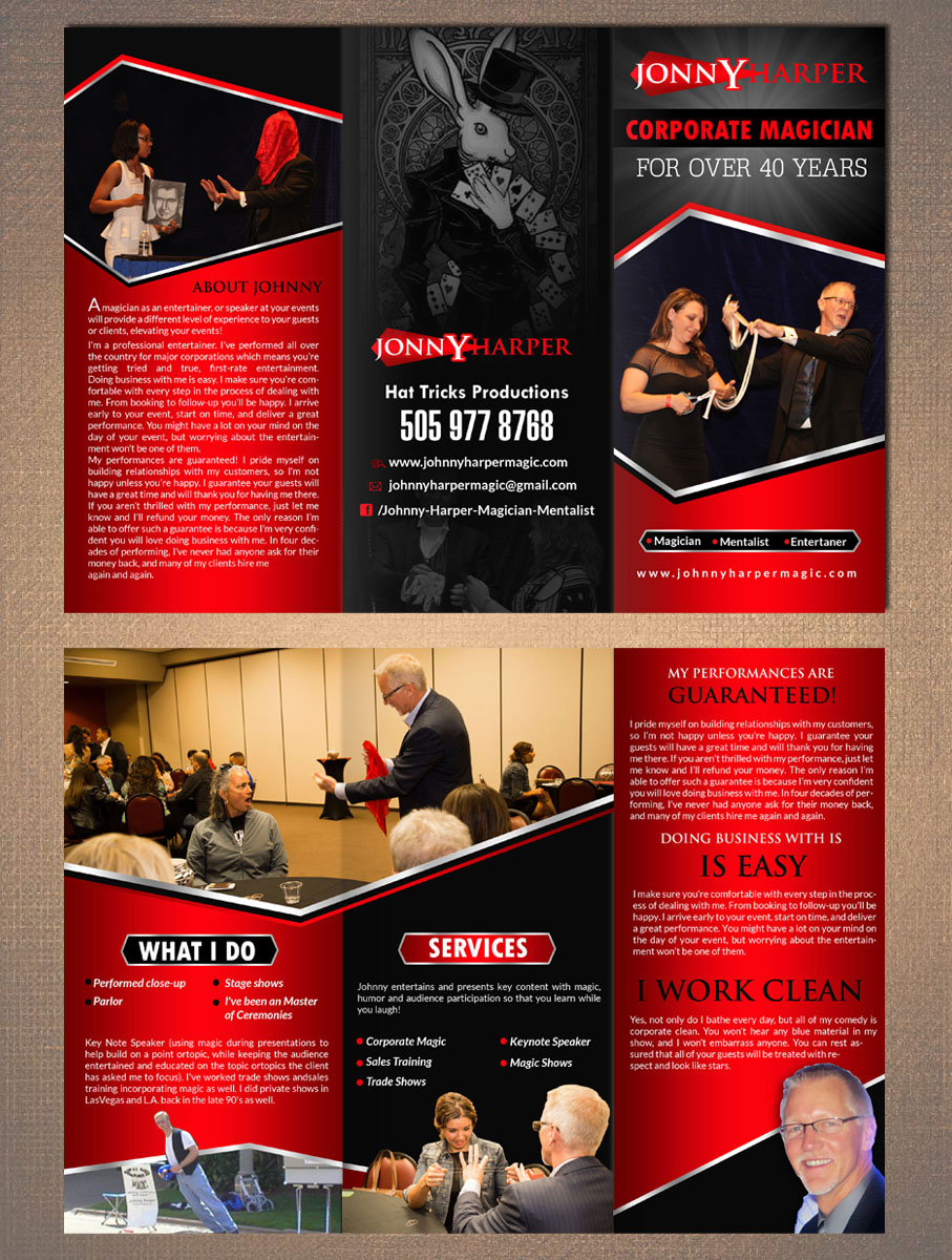 Flyer Design by creative.bugs for Hat Tricks Productions | Design #11141525
