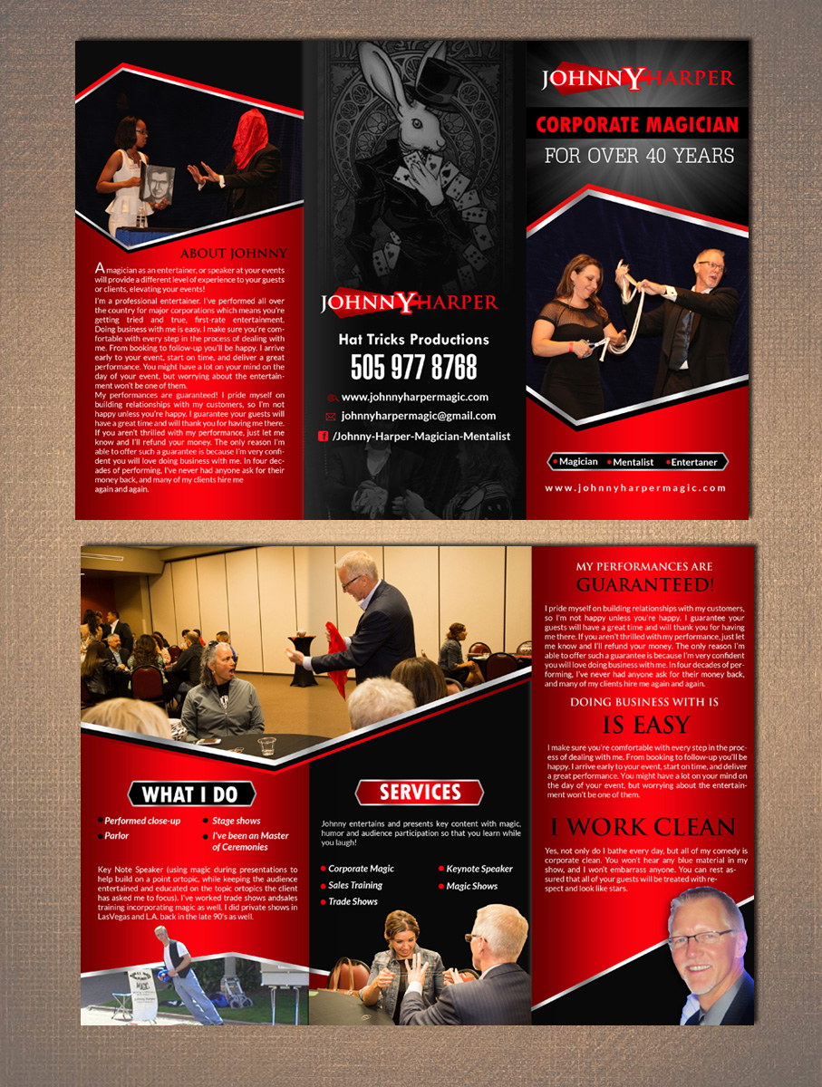 Flyer Design by creative.bugs for Hat Tricks Productions | Design #11165444