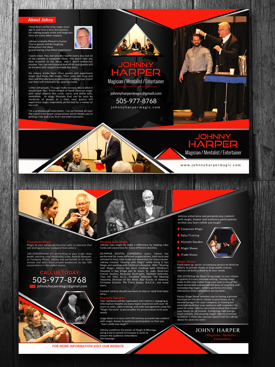 Flyer Design by creative.bugs for Hat Tricks Productions | Design #11174671