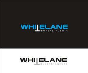 WhiteLane (main/bold text) Buyers' Agents (smaller/sub text) | Logo Design by .Ashu.