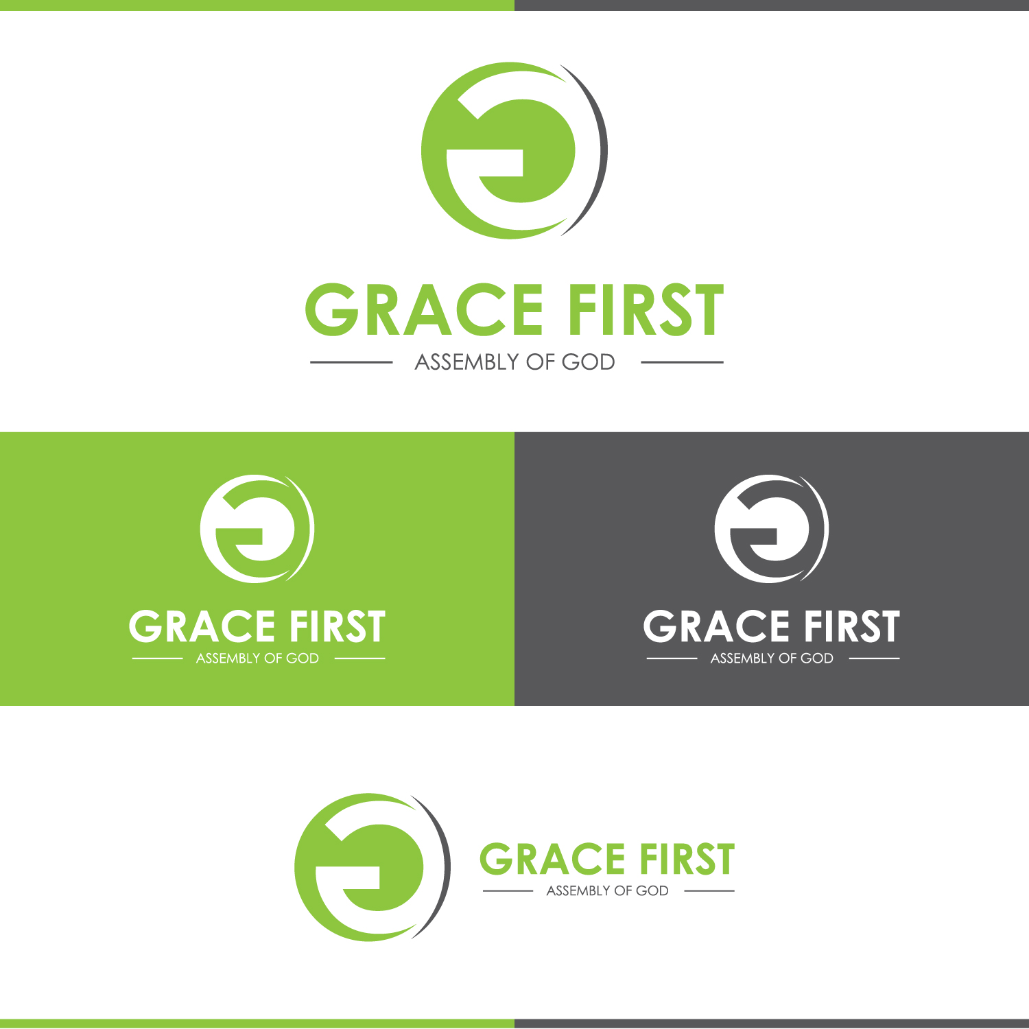 Logo Design by Cut N Cue Media Solutions for Grace First Assembly of God | Design #11106793