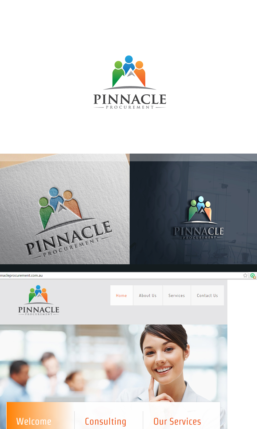 Logo-Design von Brigs für Pinnacle Procurement | Design #11092242