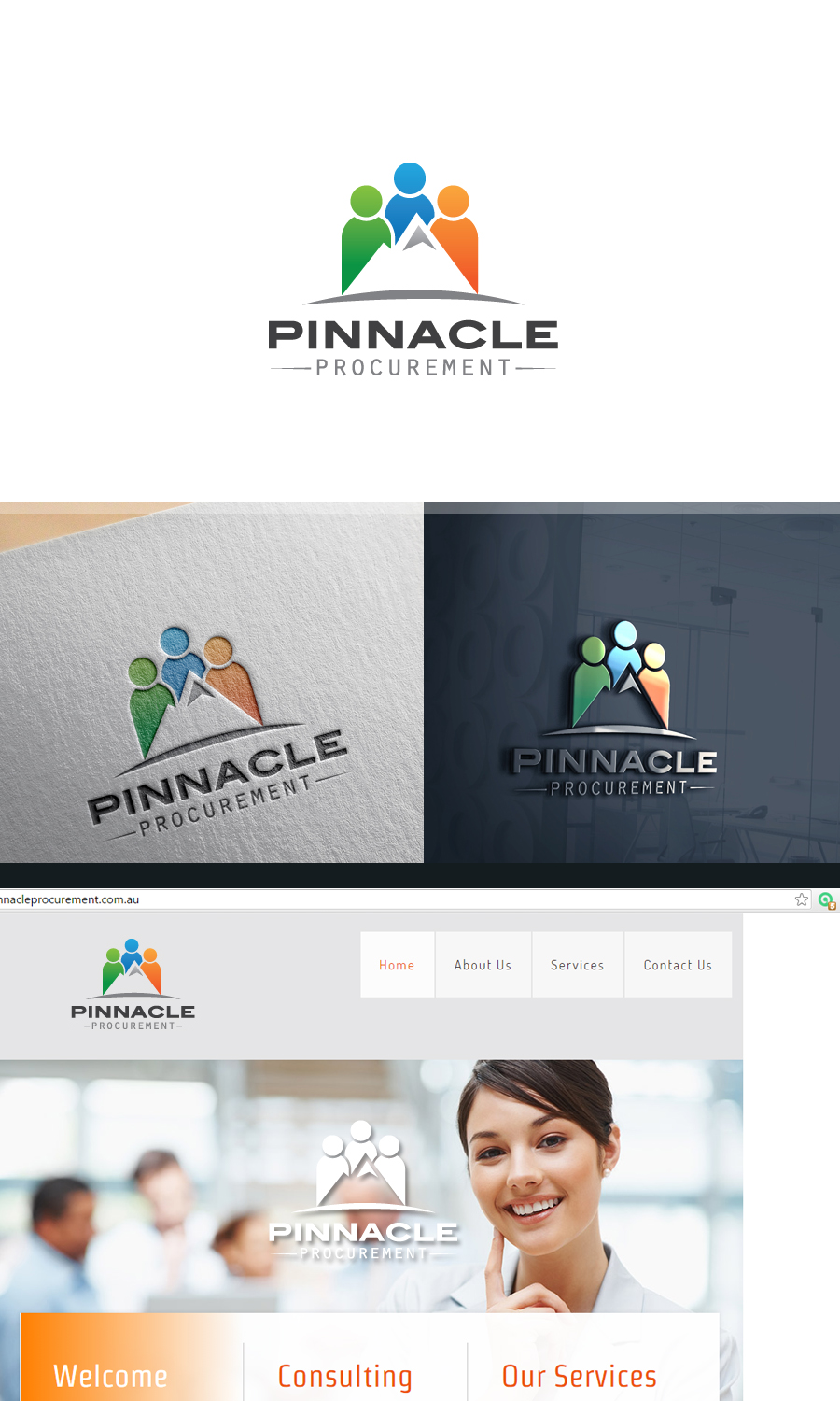 Logo-Design von Brigs für Pinnacle Procurement | Design #11106359