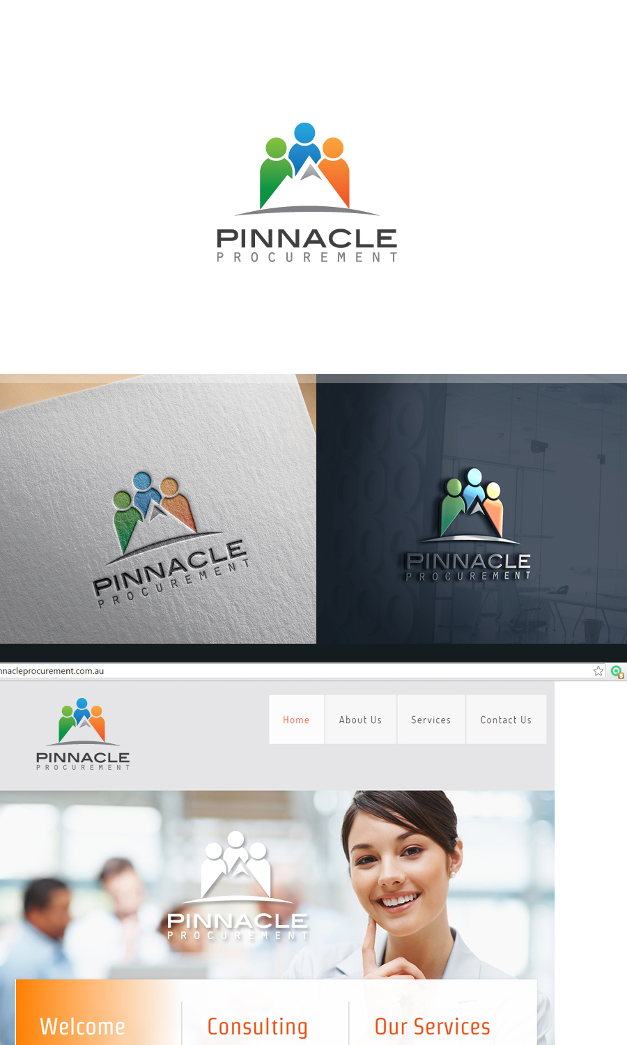 Logo-Design von Brigs für Pinnacle Procurement | Design #11110841