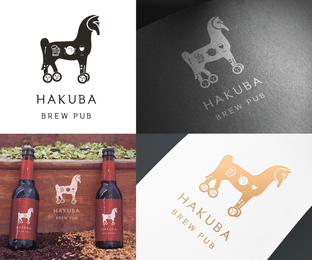 Logo-Design von Farmiza für Hakuba Brew Pub | Design #11055824
