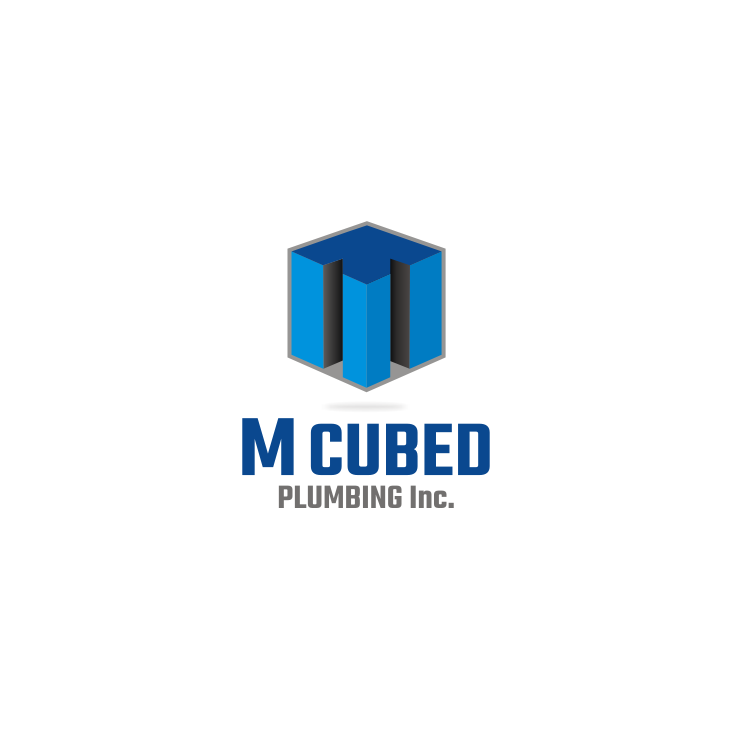 Logo Design by Arham Hidayat for M Cubed Plumbing Inc. | Design #11158732