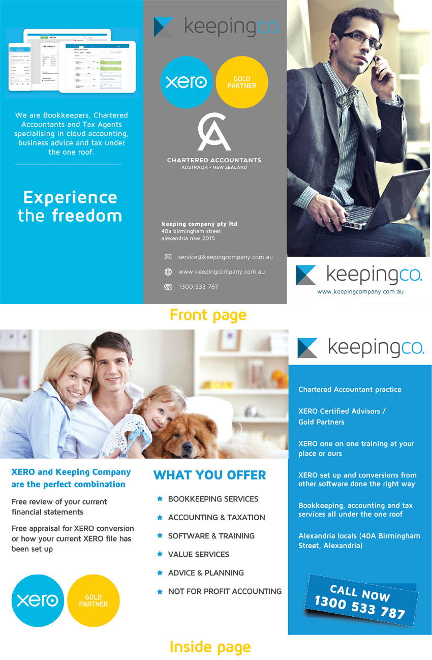 Brochure Design by sathiyamurthy for Keeping Company | Design #11092260