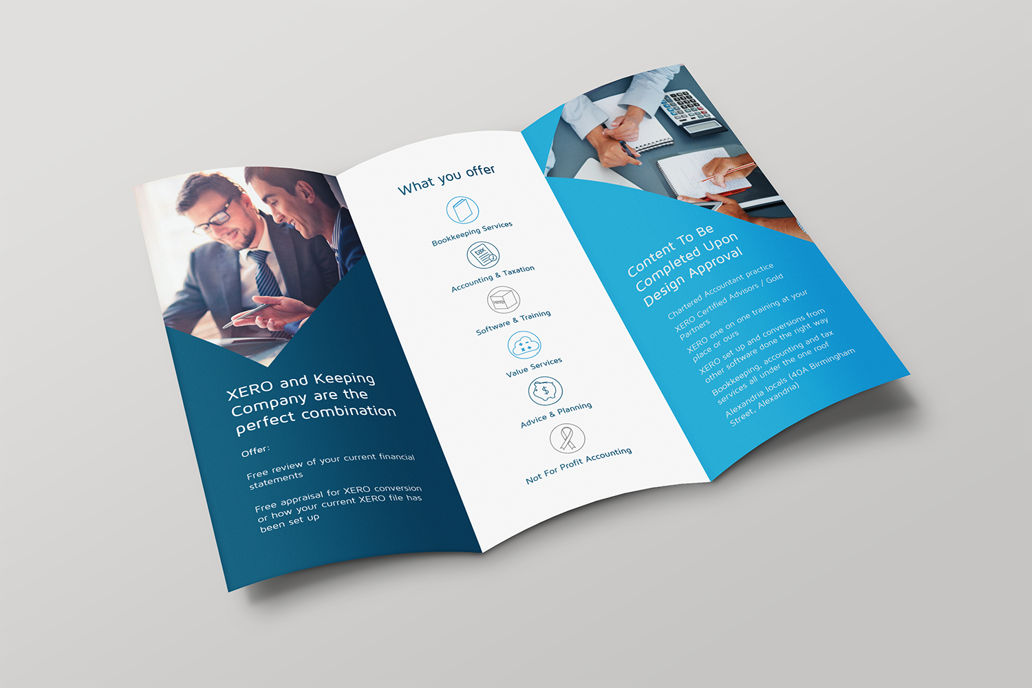 Brochure Design by coalfactree for Keeping Company | Design #11071056