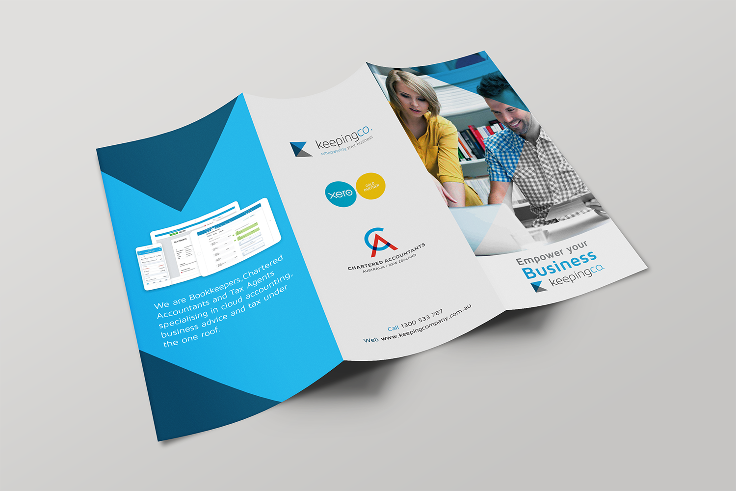 Diseño de Brochure por coalfactree para Keeping Company | Diseño #11094948