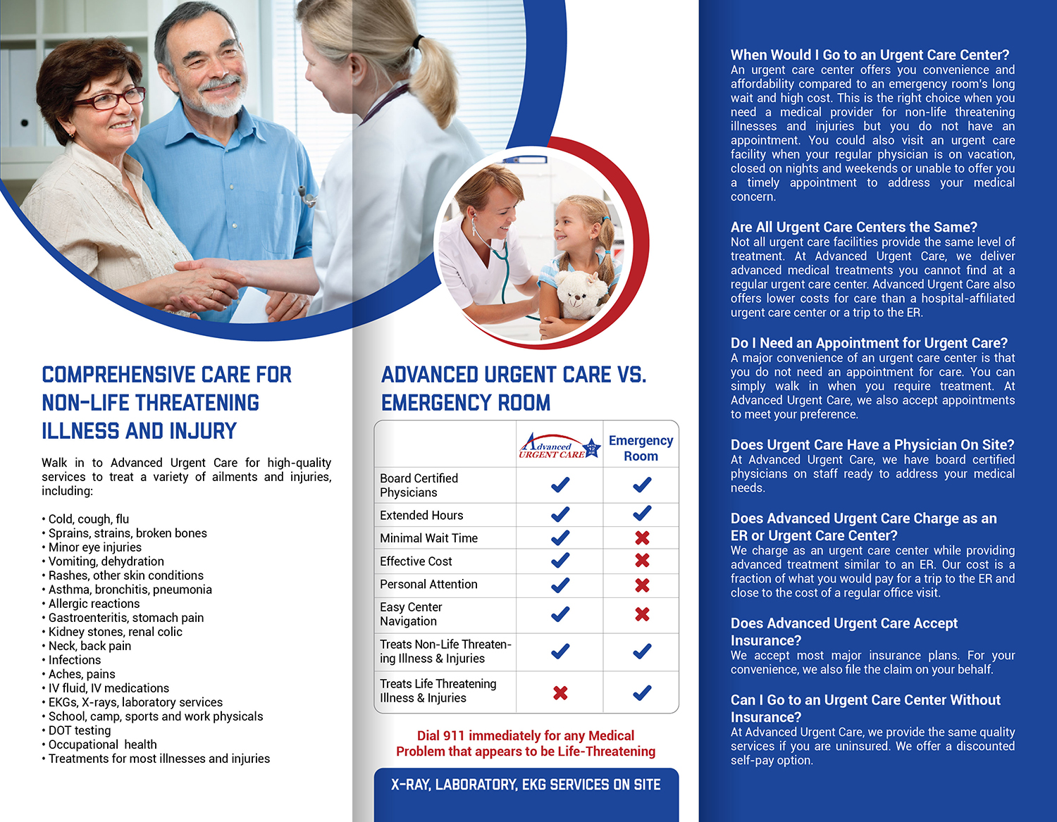 Flyer Design by Pinky  for Advanced urgent Care | Design #11093870