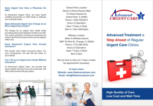 Flyer Design by Ramaling Belkote for Advanced urgent Care | Design: #11045252