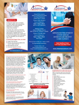 Flyer Design by Sarmishtha Chattopadhyay_loginchange for Advanced urgent Care | Design: #11063857