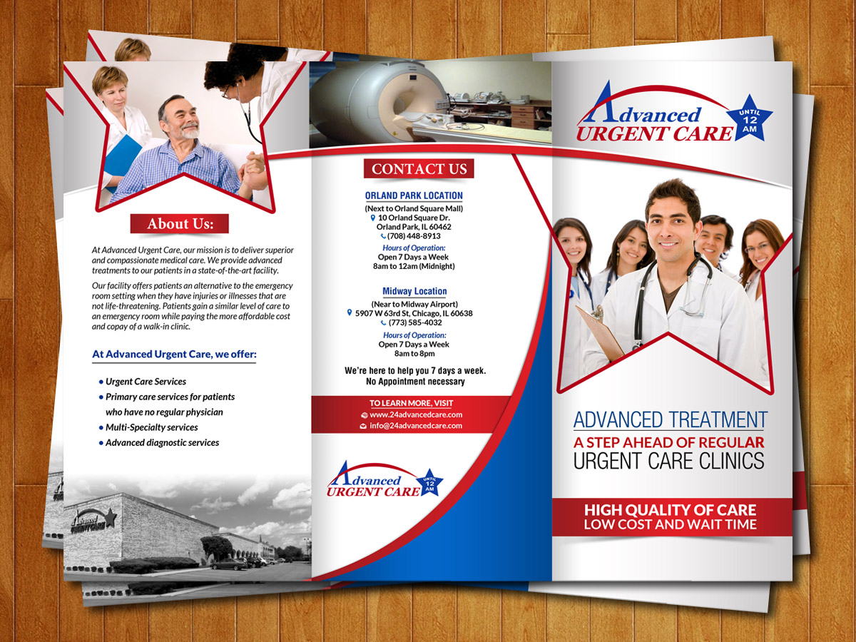 Flyer Design by debdesign for Advanced urgent Care | Design #11061616