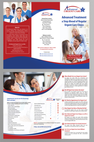 Flyer Design by SY for Advanced urgent Care | Design: #11065467