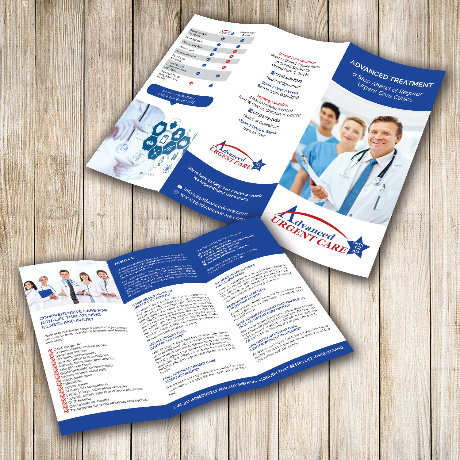 Flyer Design by Masha K for Advanced urgent Care | Design #11057168