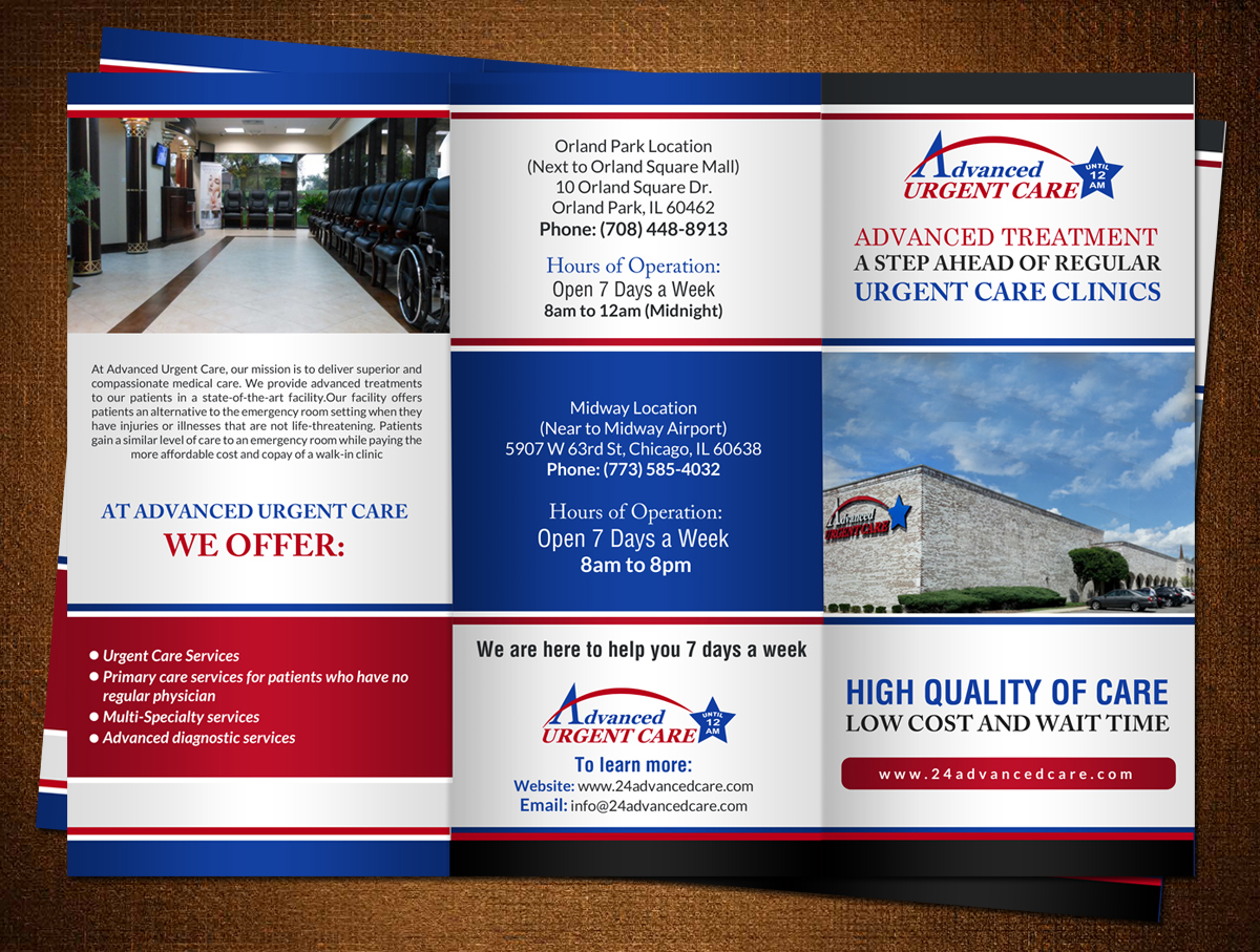 Flyer Design by creative.bugs for Advanced urgent Care | Design #11062606