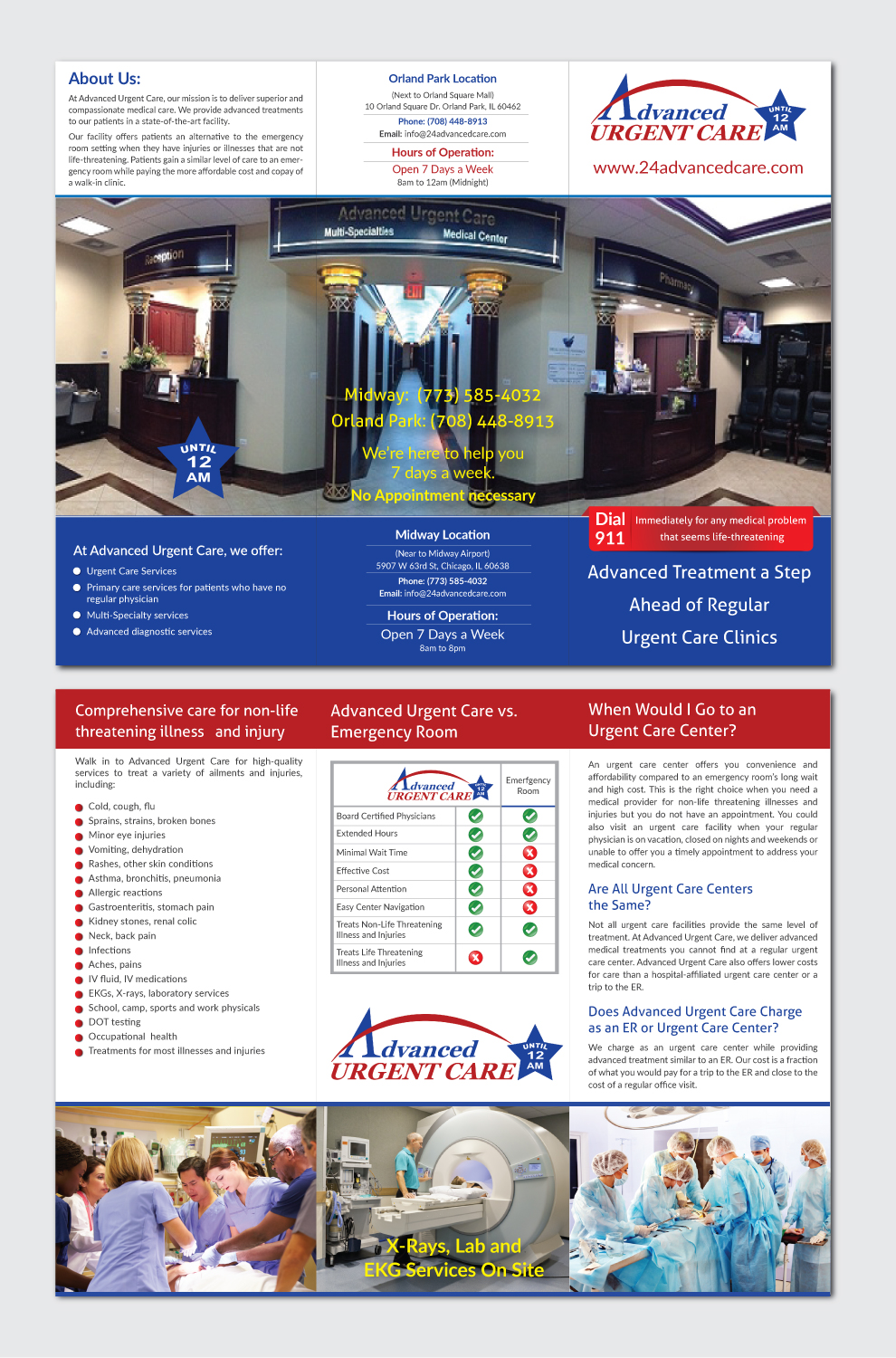 Design de Flyer par Shiya@India pour Advanced urgent Care | Design #11061060