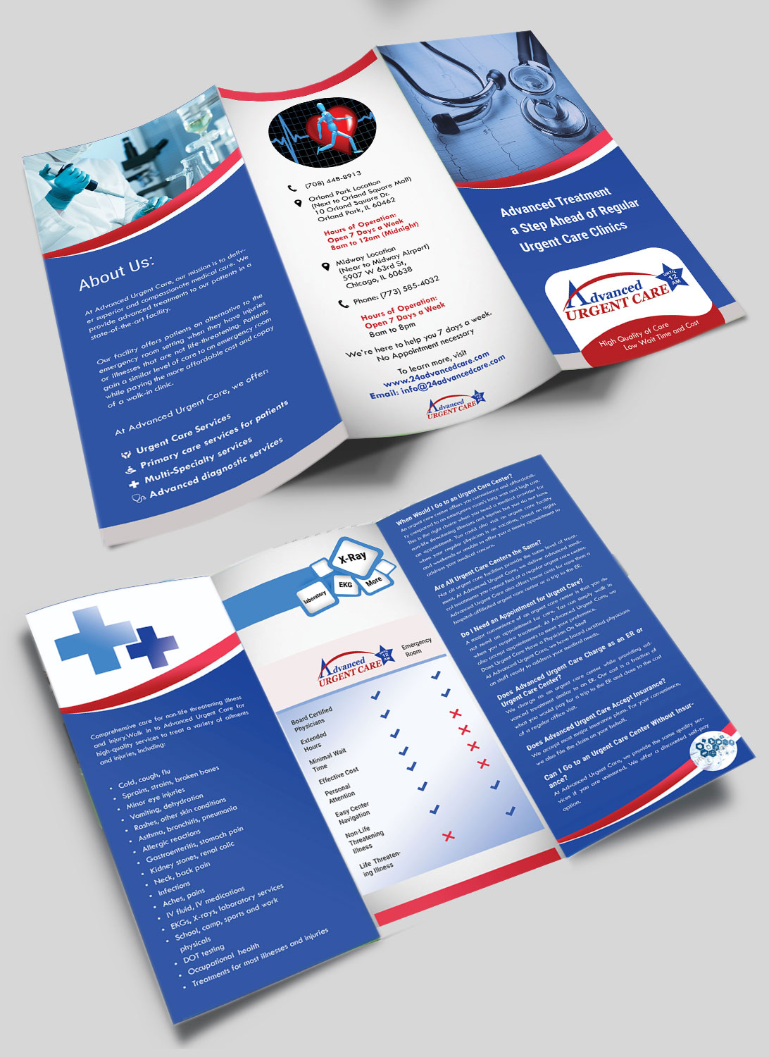 Flyer Design by SAI DESIGNS for Advanced urgent Care | Design #11063039