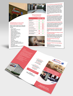 Design de Flyer par dindiagraphics pour Advanced urgent Care | Design #11072084